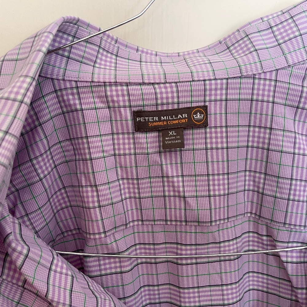 Peter Millar Summer Comfort- casual button down Shirt- XL